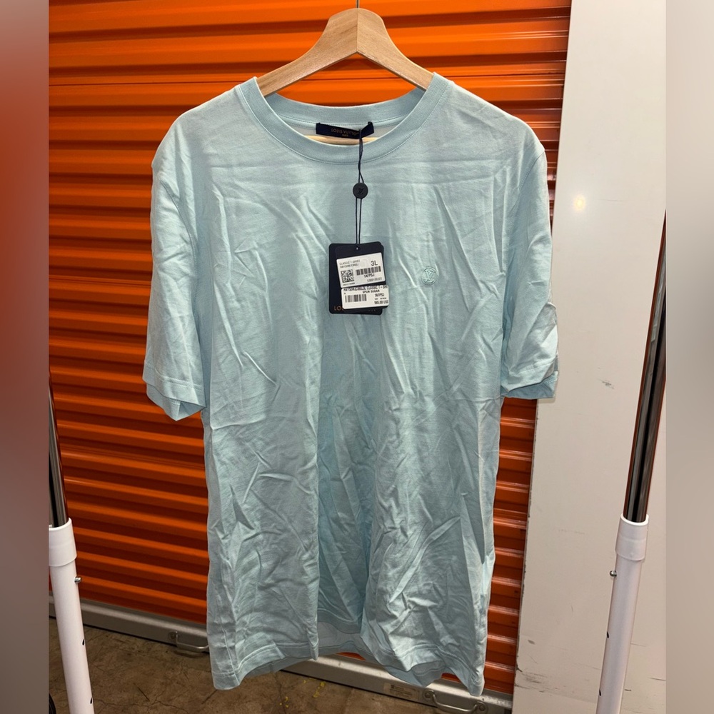 Louis Vuitton Light Blue T Shirt NWT